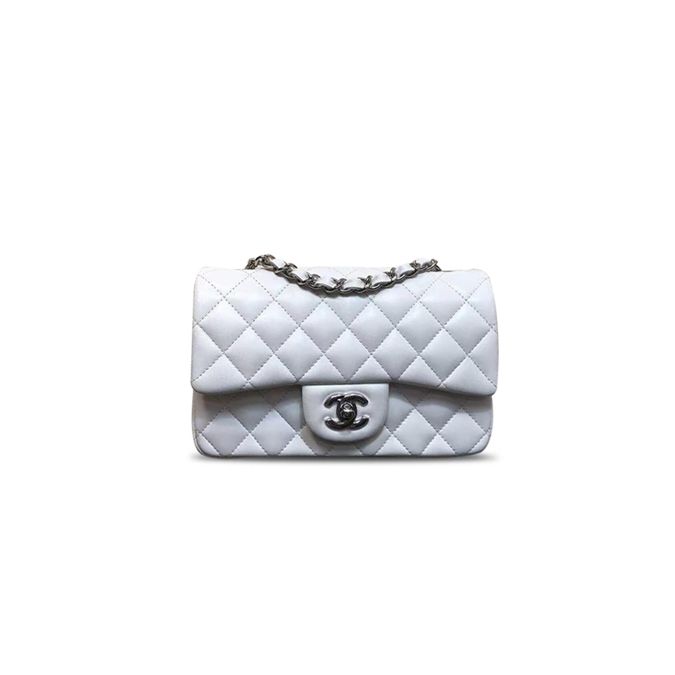 Ch**el mini classic double flap sheepskin shoulder bag (20*12*7cm)